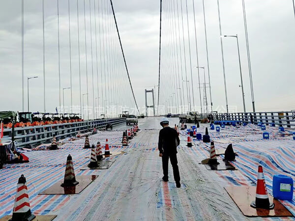 省重点防水工程：南沙大桥8个锚室防水工程由2019年2月到2019年4月历时4个月完成，施工面积：16500㎡